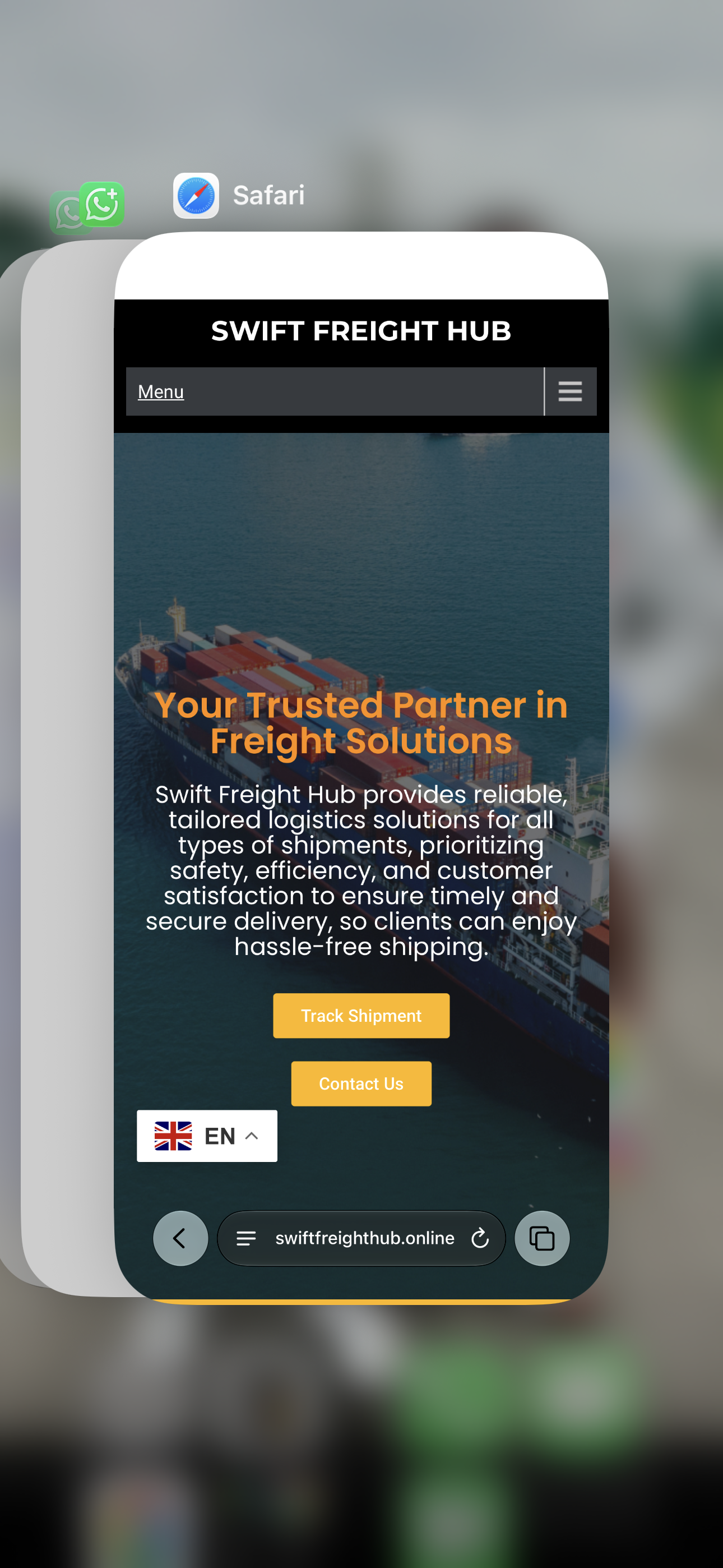 Shipping Website